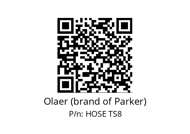   Olaer (brand of Parker) HOSE TS8