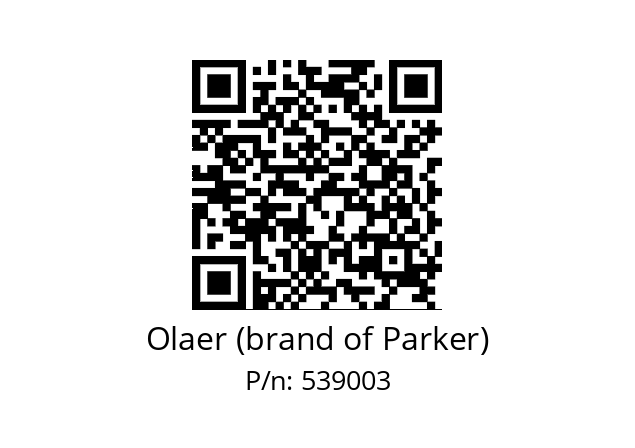   Olaer (brand of Parker) 539003