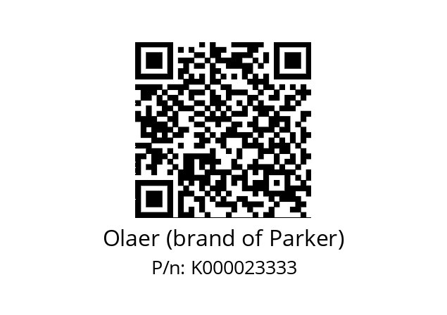   Olaer (brand of Parker) K000023333