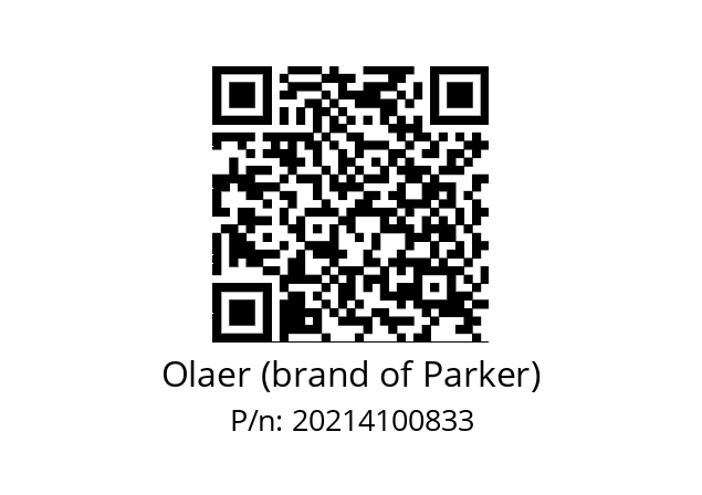   Olaer (brand of Parker) 20214100833