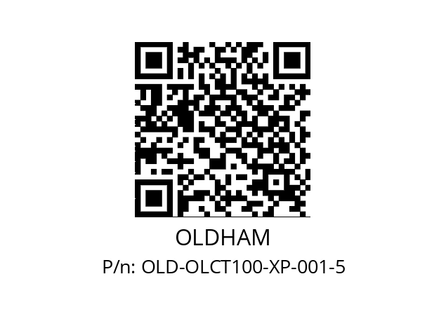   OLDHAM OLD-OLCT100-XP-001-5