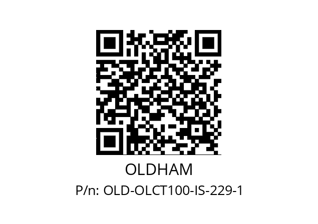   OLDHAM OLD-OLCT100-IS-229-1