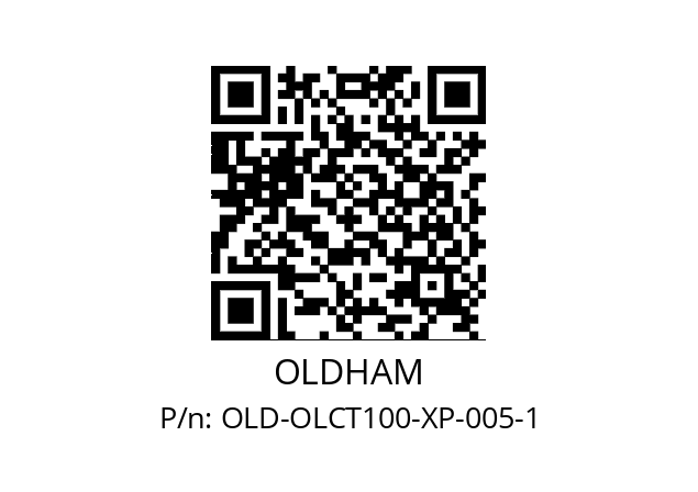   OLDHAM OLD-OLCT100-XP-005-1