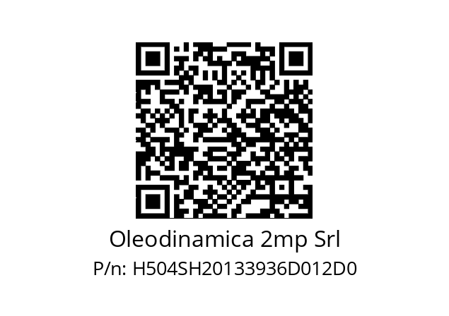   Oleodinamica 2mp Srl H504SH20133936D012D0