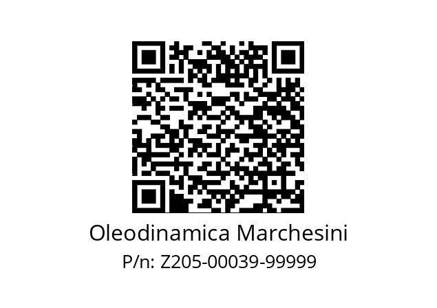   Oleodinamica Marchesini Z205-00039-99999