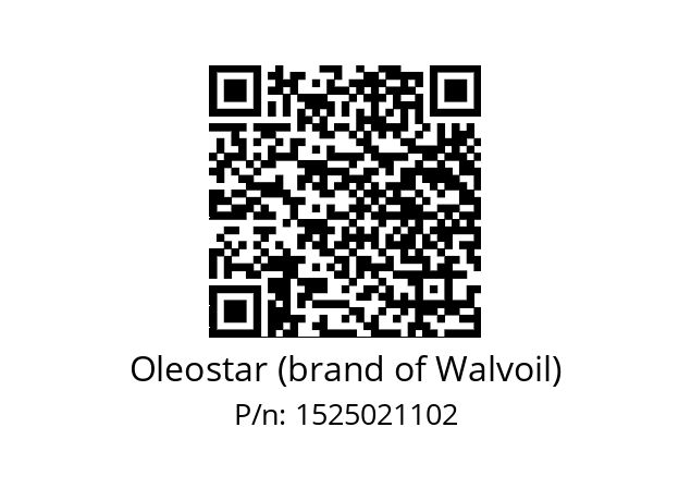   Oleostar (brand of Walvoil) 1525021102