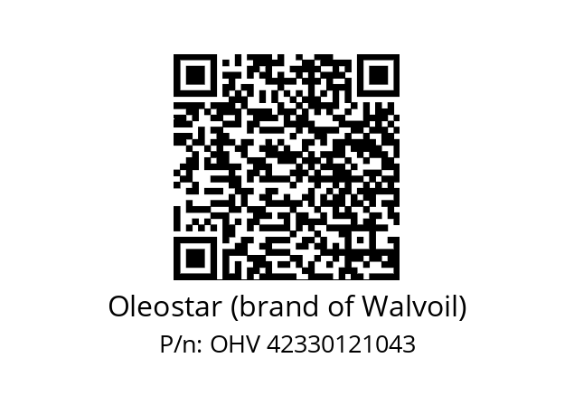   Oleostar (brand of Walvoil) OHV 42330121043