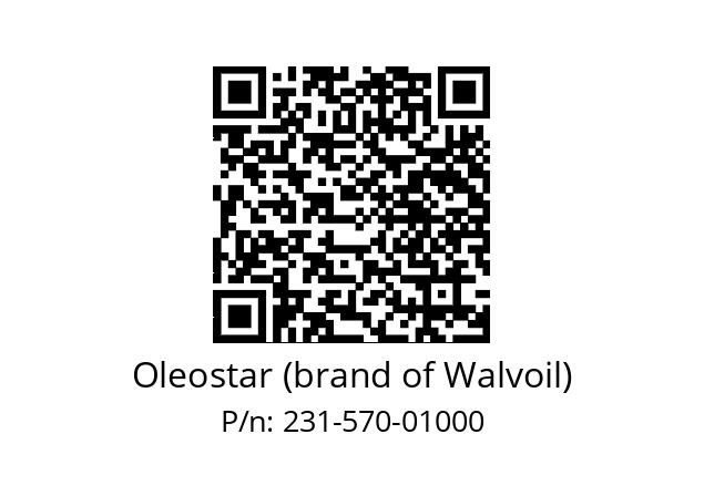   Oleostar (brand of Walvoil) 231-570-01000