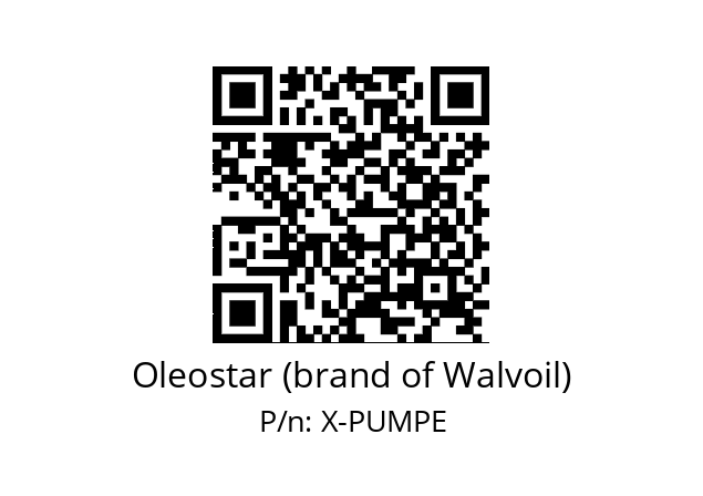   Oleostar (brand of Walvoil) X-PUMPE