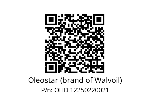   Oleostar (brand of Walvoil) OHD 12250220021