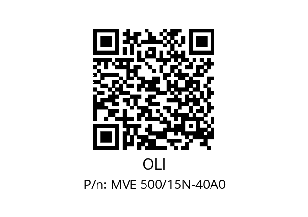   OLI MVE 500/15N-40A0