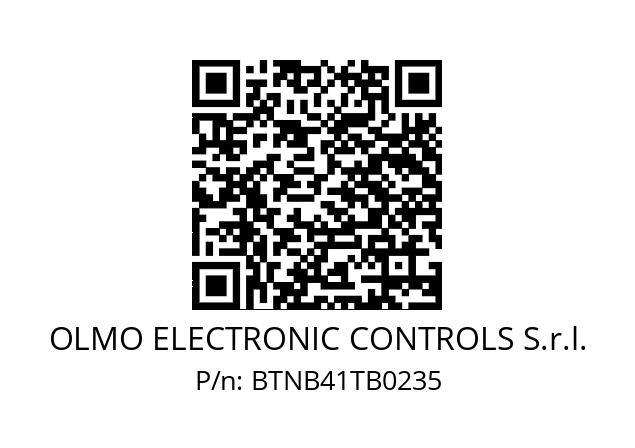   OLMO ELECTRONIC CONTROLS S.r.l. BTNB41TB0235