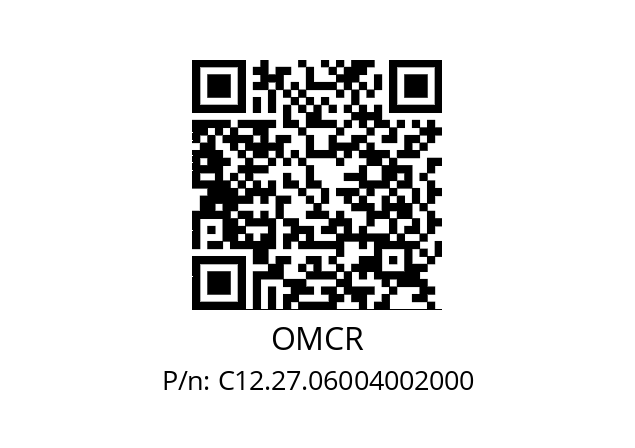   OMCR C12.27.06004002000