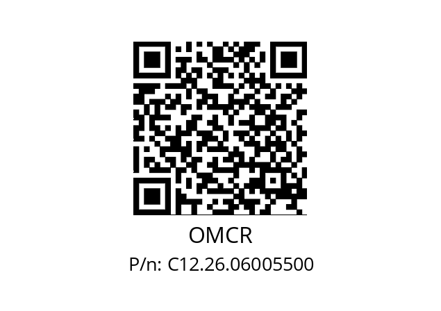   OMCR C12.26.06005500