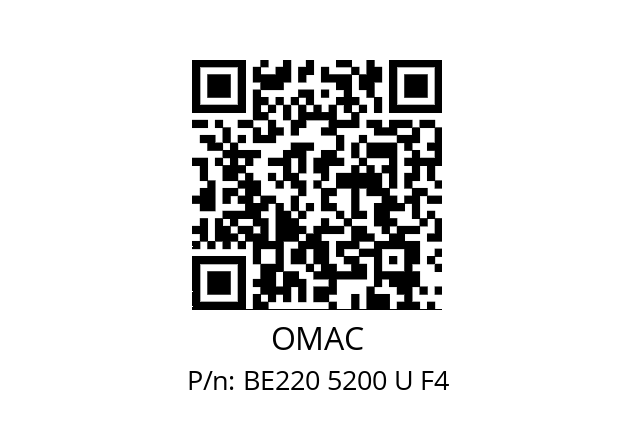   OMAC BE220 5200 U F4