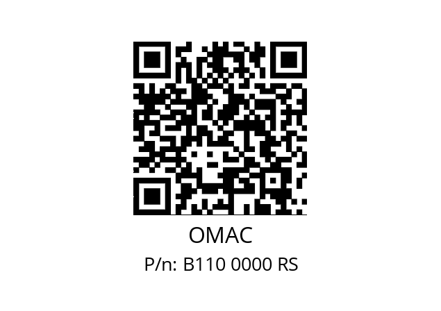   OMAC B110 0000 RS