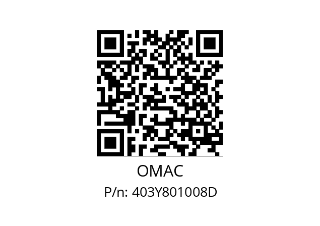   OMAC 403Y801008D