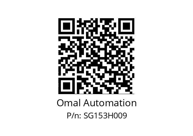   Omal Automation SG153H009