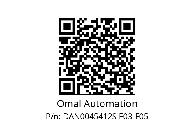   Omal Automation DAN0045412S F03-F05