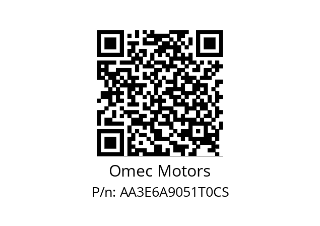   Omec Motors AA3E6A9051T0CS