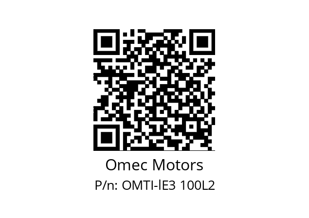   Omec Motors OMTI-lE3 100L2