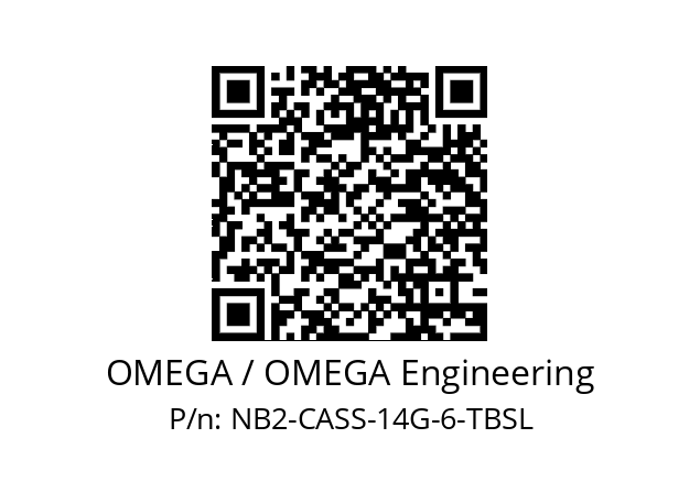   OMEGA / OMEGA Engineering NB2-CASS-14G-6-TBSL