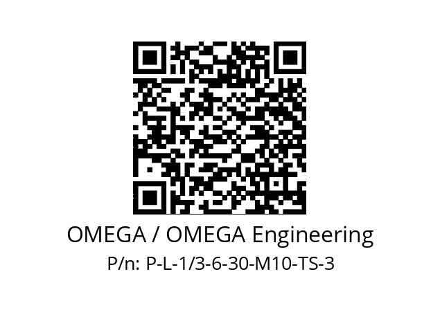   OMEGA / OMEGA Engineering P-L-1/3-6-30-M10-TS-3