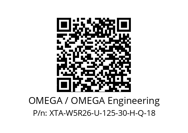   OMEGA / OMEGA Engineering XTA-W5R26-U-125-30-H-Q-18