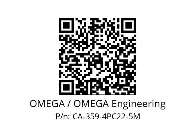   OMEGA / OMEGA Engineering CA-359-4PC22-5M