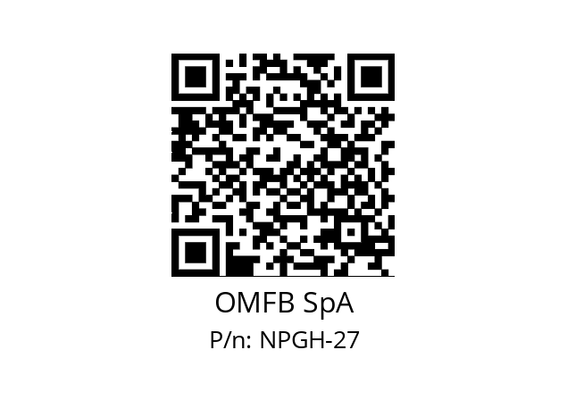   OMFB SpA NPGH-27