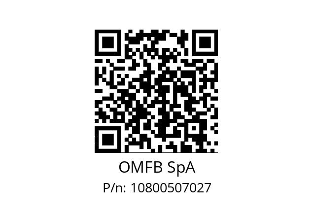   OMFB SpA 10800507027