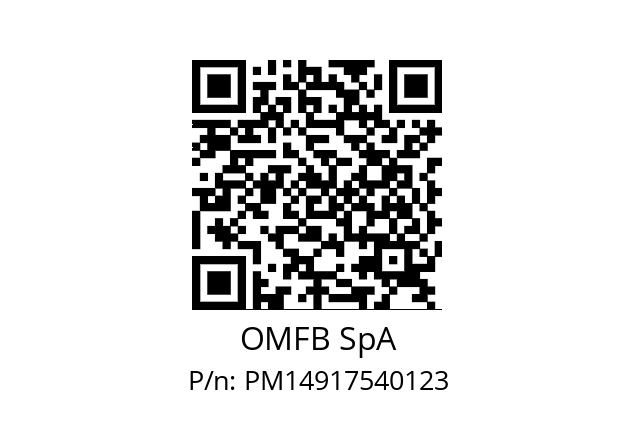   OMFB SpA PM14917540123