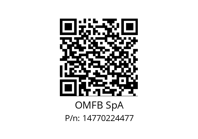   OMFB SpA 14770224477