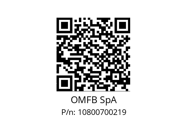   OMFB SpA 10800700219