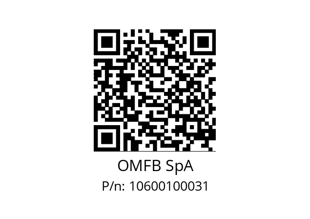   OMFB SpA 10600100031