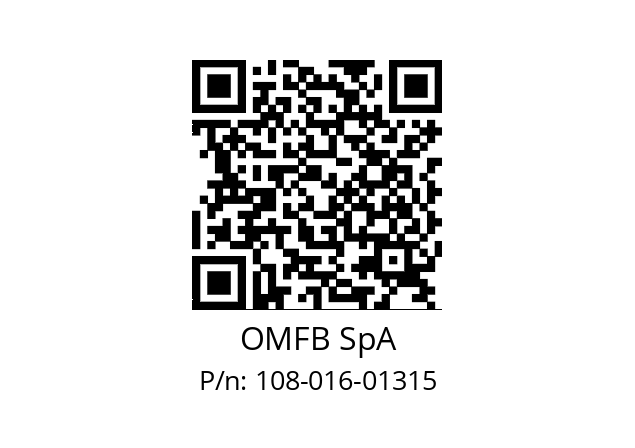   OMFB SpA 108-016-01315