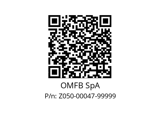  10600500037 OMFB SpA Z050-00047-99999