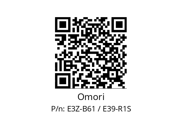   Omori E3Z-B61 / E39-R1S