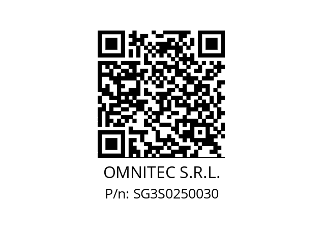   OMNITEC S.R.L. SG3S0250030