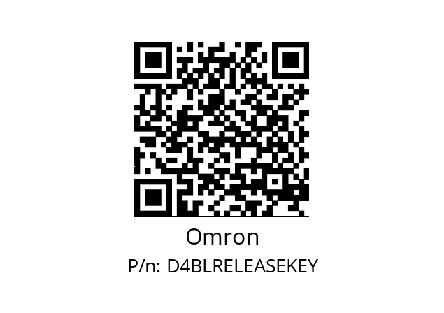   Omron D4BLRELEASEKEY