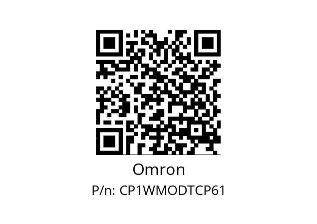   Omron CP1WMODTCP61