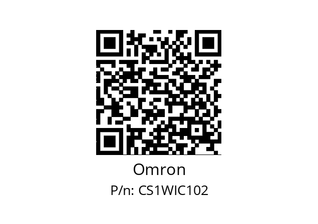   Omron CS1WIC102