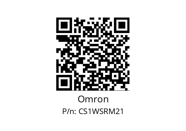   Omron CS1WSRM21