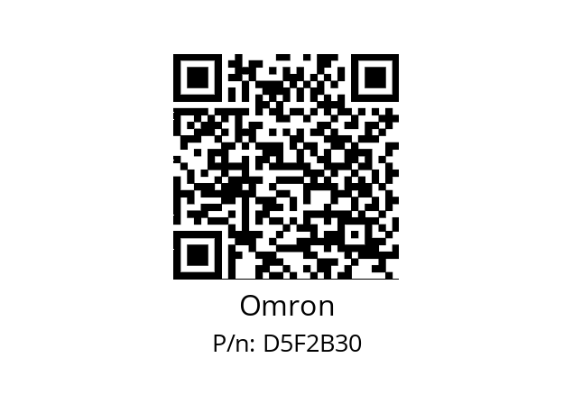   Omron D5F2B30