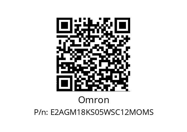   Omron E2AGM18KS05WSC12MOMS