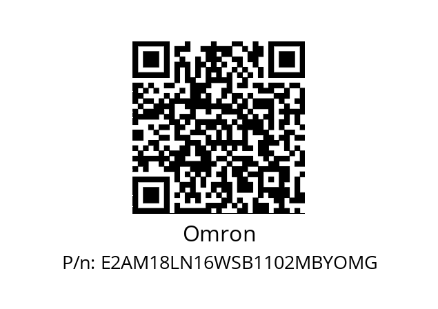   Omron E2AM18LN16WSB1102MBYOMG