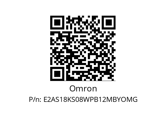   Omron E2AS18KS08WPB12MBYOMG