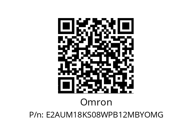   Omron E2AUM18KS08WPB12MBYOMG