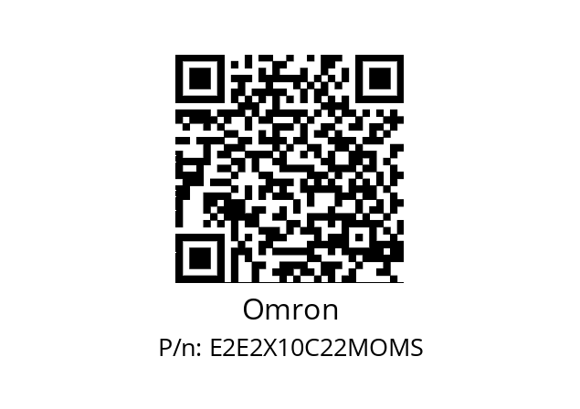   Omron E2E2X10C22MOMS