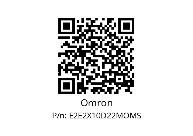   Omron E2E2X10D22MOMS